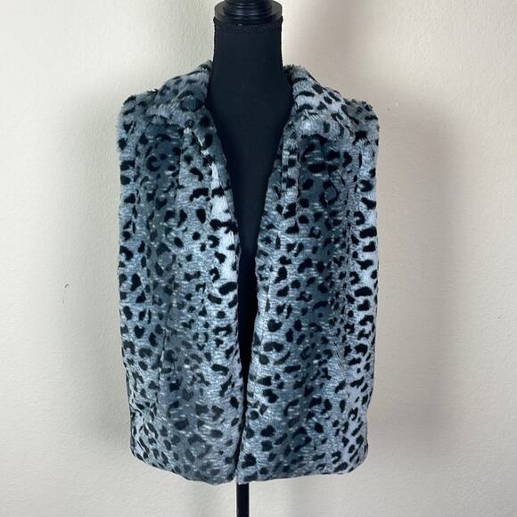 Betsey Johnson faux fur lined vest women’s L - Picture 1 of 13